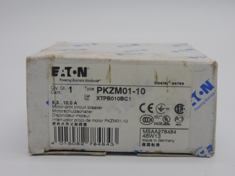 EATON PKZM01-10 XTPB010BC1 690V 6.3-10.0A NSMP