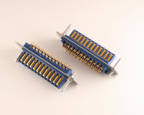 26-159-24 24-Pin Contact Rack and Panel Blue Ribbon Connector Plug Wire Pro