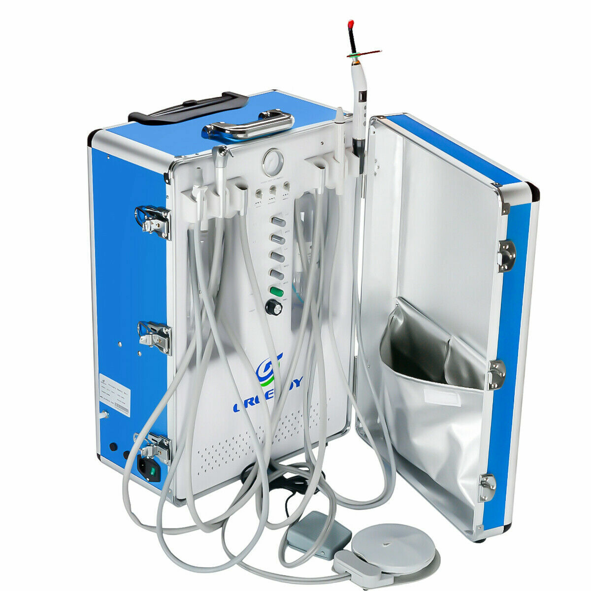 Greeloy Portable Dental Unit Mobile Treatment System GU-P206S 2 Hole US STOCK
