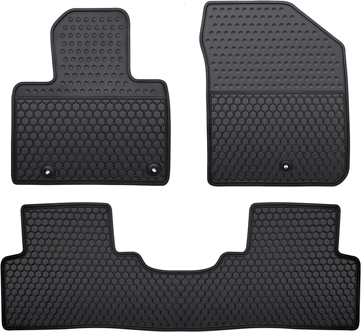 Megiteller Car Floor Mats Custom Fit For 2021-2023 Hyundai Santa Feonly