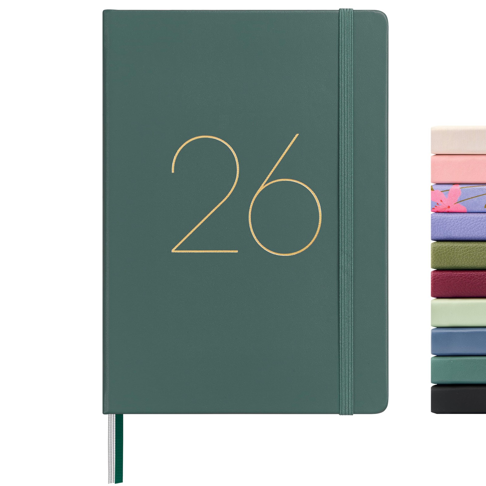 And Per Se 2026 Planner, 15 Months 5.7″ x 8″(Oct 2025–Dec 2026), Green