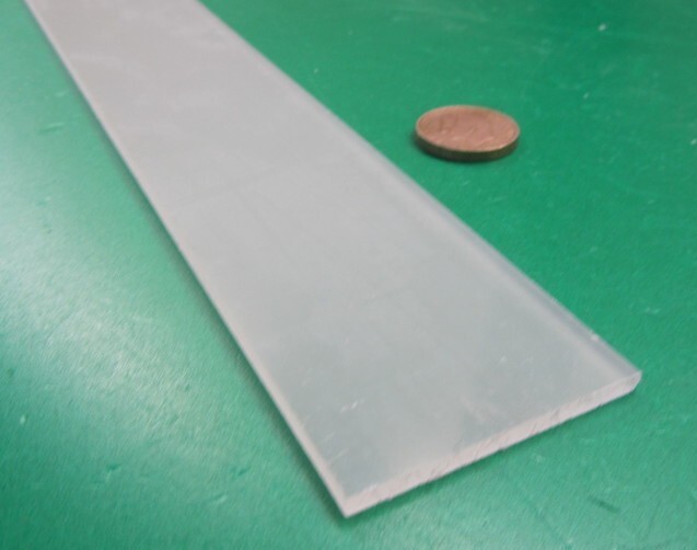 Polypropylene Bar 1/8″ Thick x 2.00″ Wide x 48″ Long, 4 pcs, 16 feet
