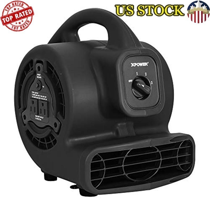 600 CFM Air Mover Blower Portable Floor Dryer Stackable & Lightweight. New