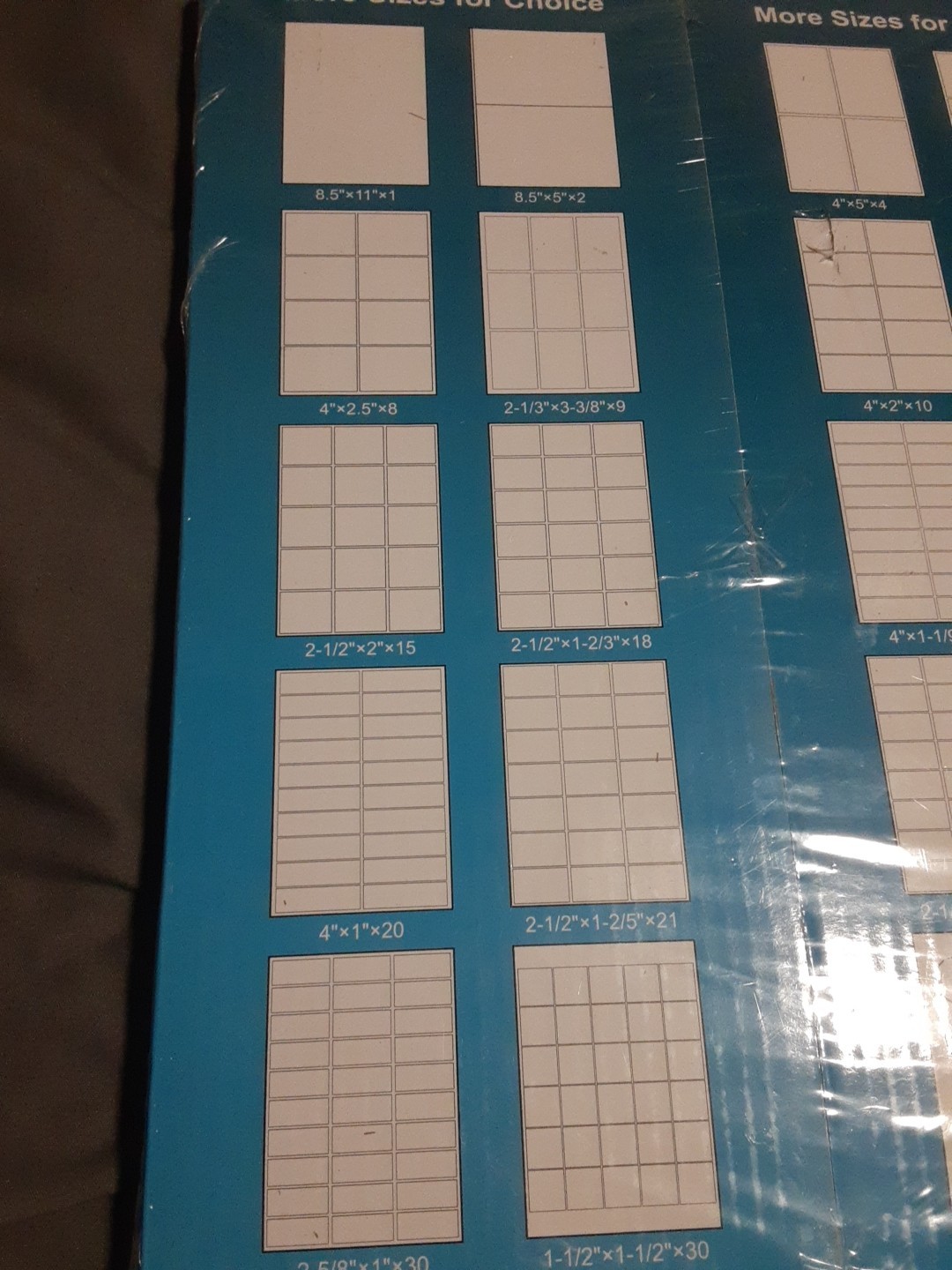 Label Choice Shipping Labels/FBA Labels/Return Address Labels 100 Sheets-NEW