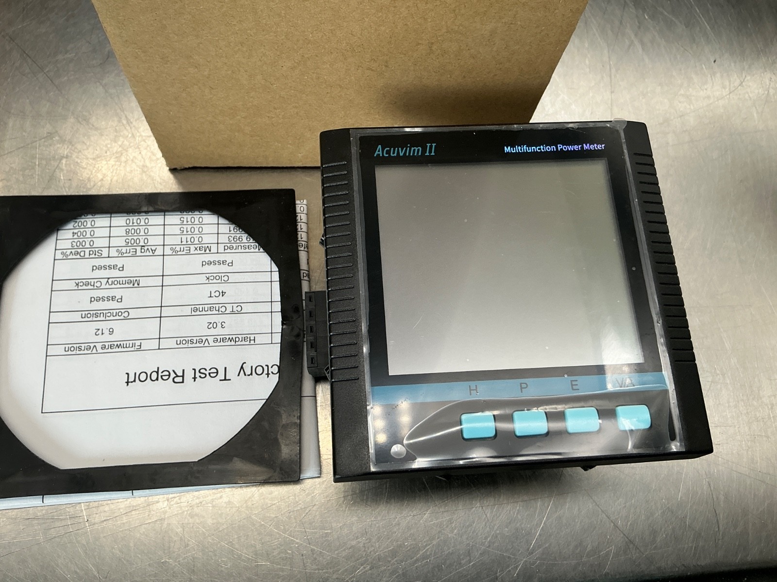 Accuenergy Acuvim IIR-D-mV-P1V3 Panel Mount Power Meter 16MB Data Logging