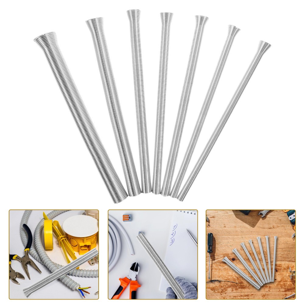 7 Pcs Metal Bender Hand Tool Copper Pipe Spring Kit Aluminum-plastic Bending