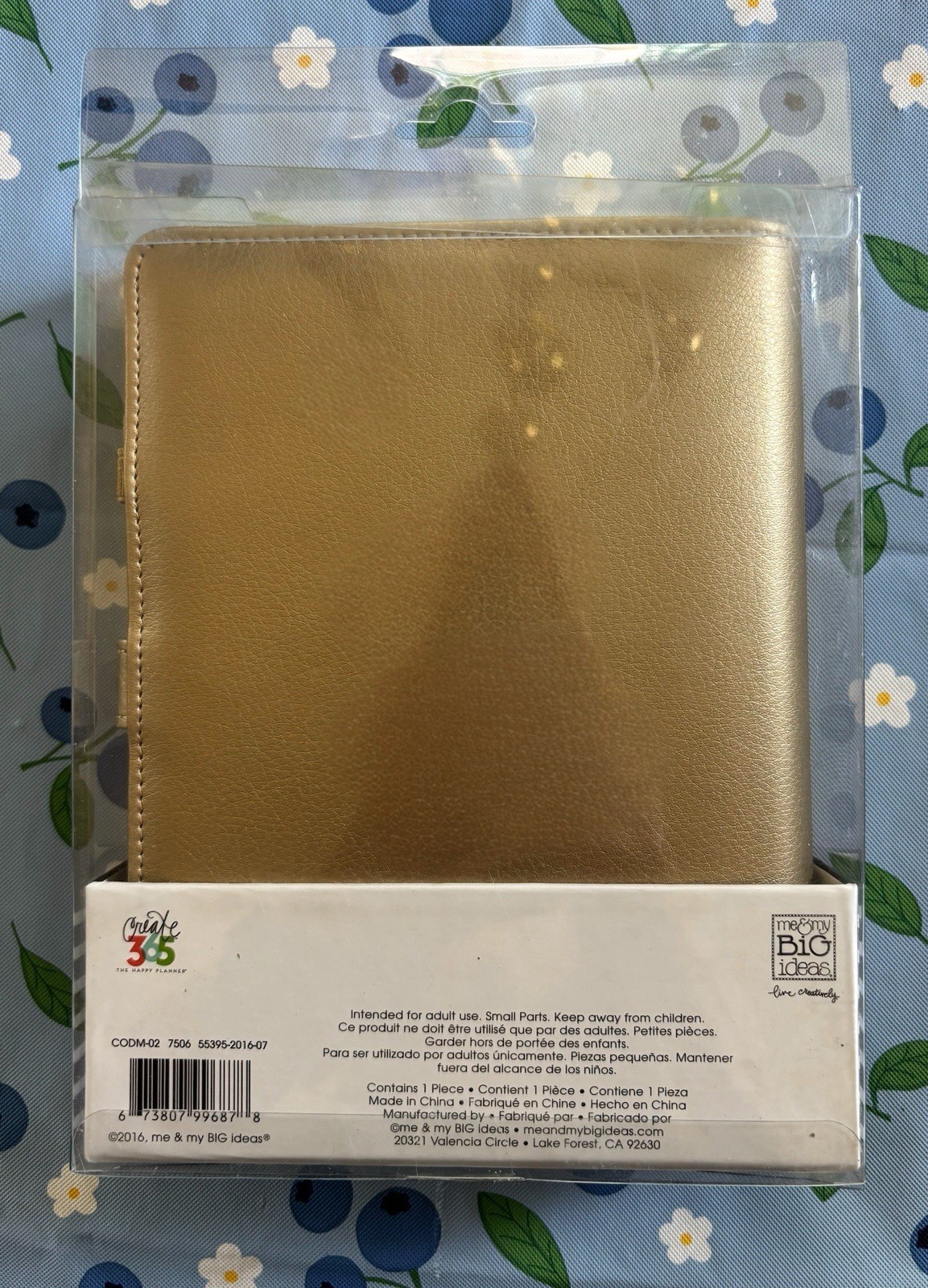 The Happy Planner Me & My BIG Ideas CLASSIC GOLD COVER Create 365 Deluxe…
