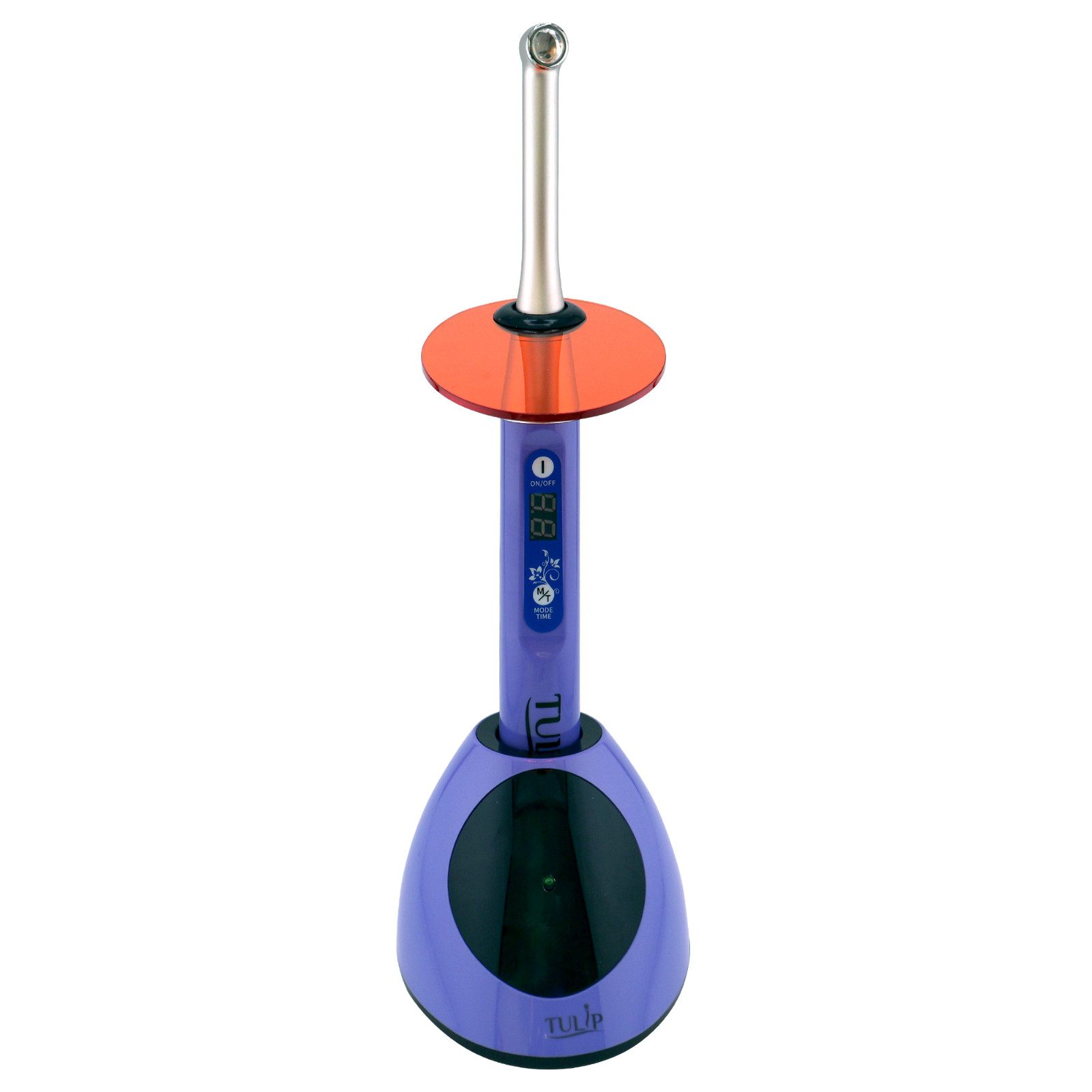 Purple LED Dental Curing Light – 1 Second, 1000 – 2400 mW/cm², Stainless Steel