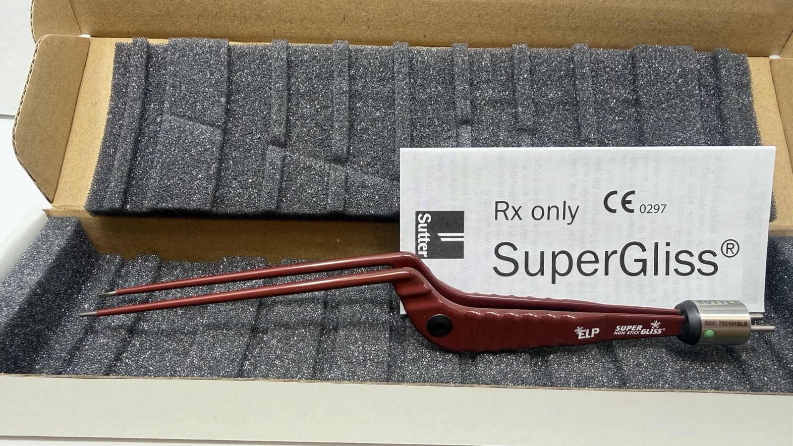 Sutter SuperGliss Non-Stick Bipolar Forceps (78 21 81SLS)
