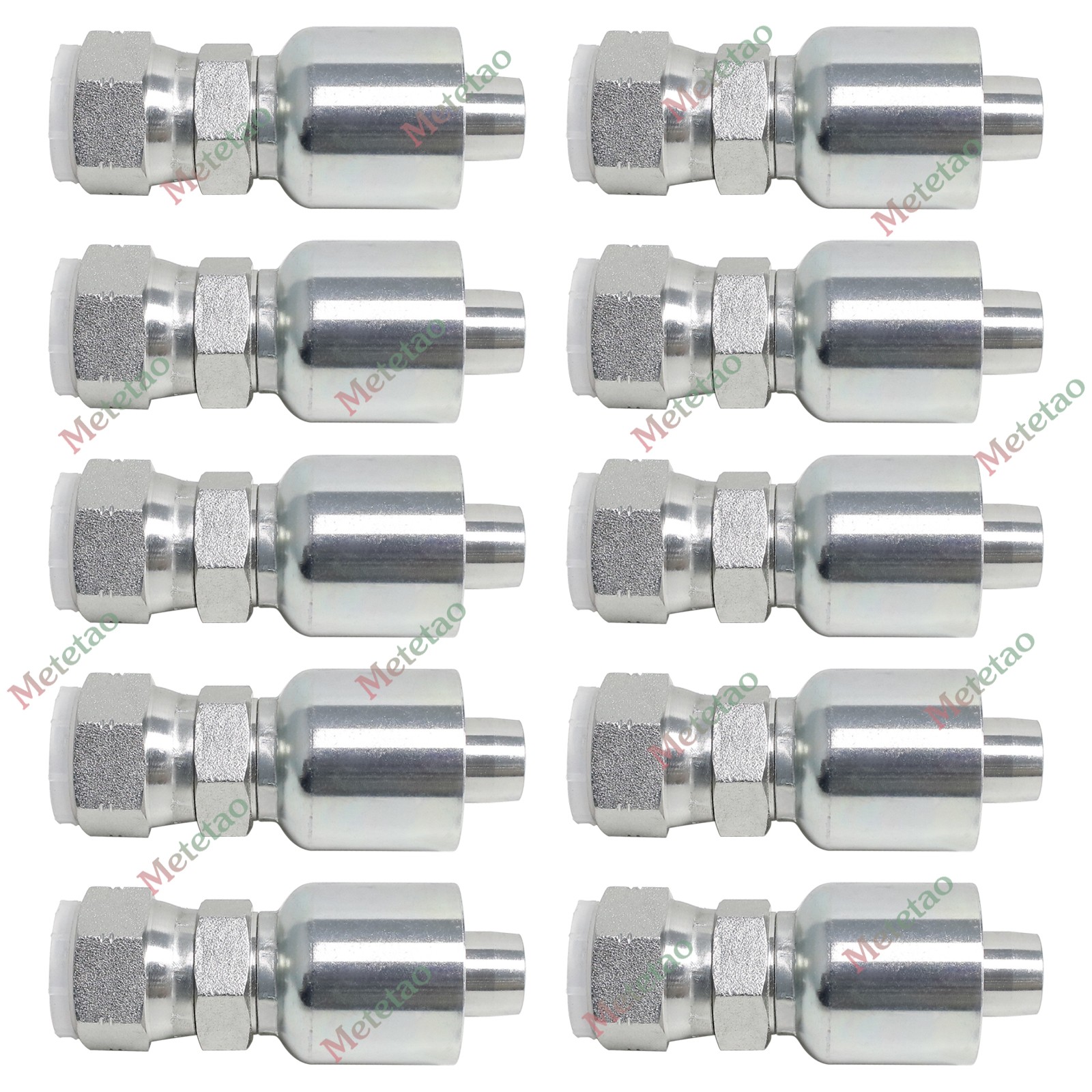 10PCS 10643-12-12 HYDRAULIC HOSE FITTINGS For Parker 3/4″ FEMALE JIC