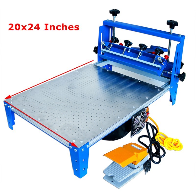 Open Box! 20»x24» 3-Directions Vacumm Screen Printing Machine Screen Printer
