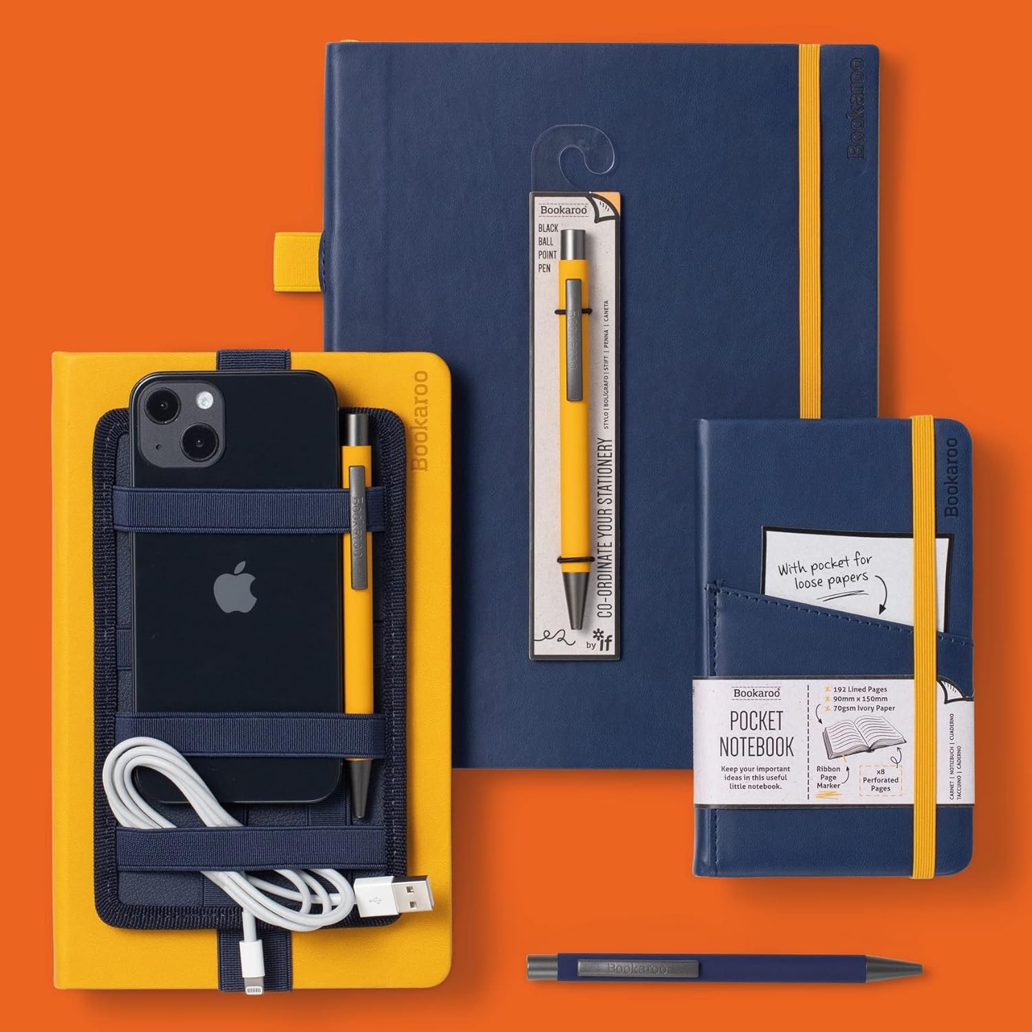 IF Bookaroo Bigger Things Notebook Journal – Purple