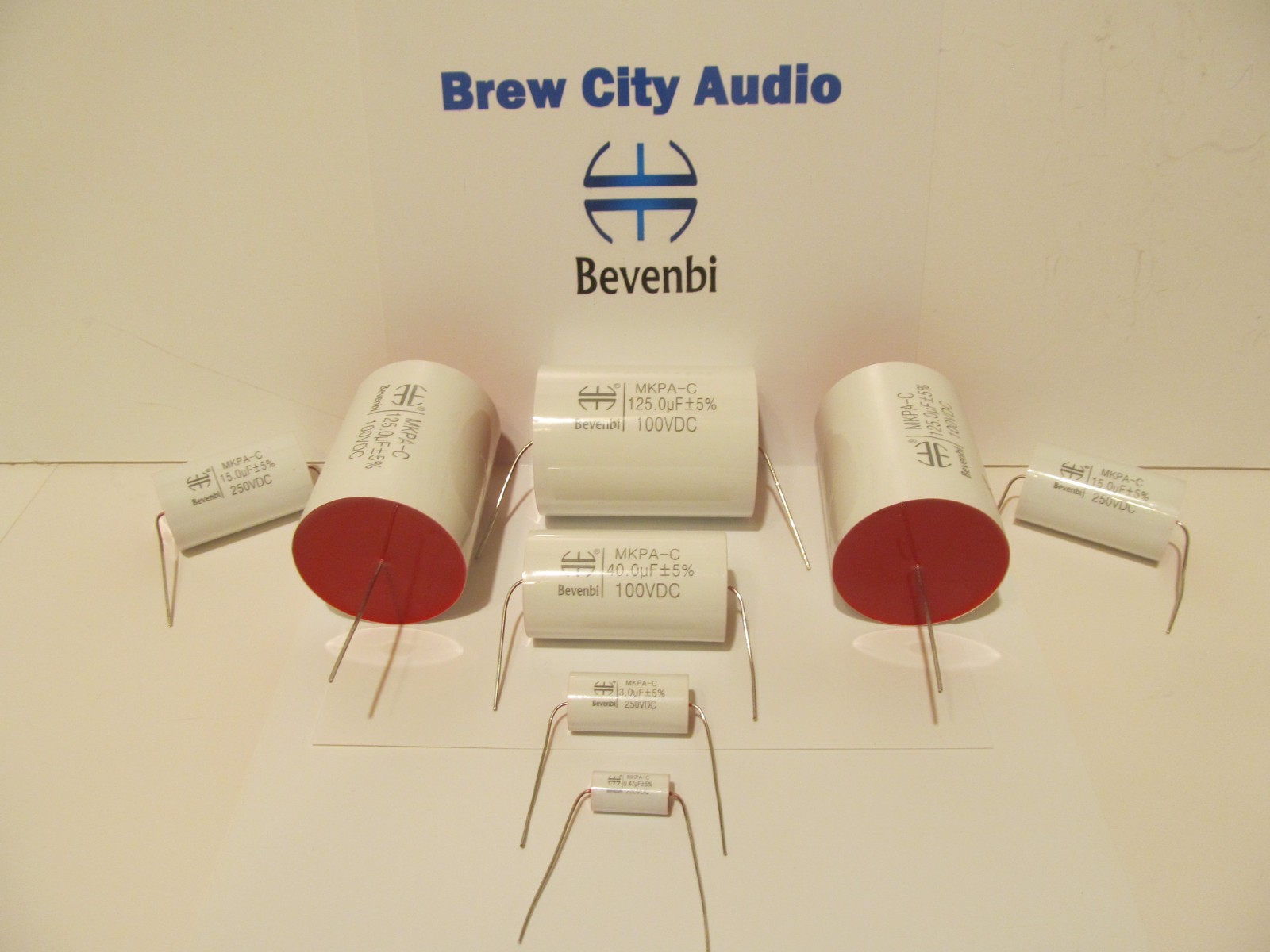 Bevenbi MKPA-C high end audio film crossover capacitors USA stock and ship