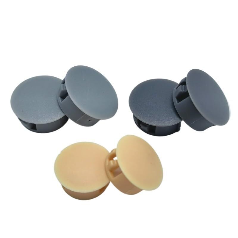 Round Plastic Blanking End Caps Hole Cover Tube Pipe Inserts Plug Bung 5mm-60mm