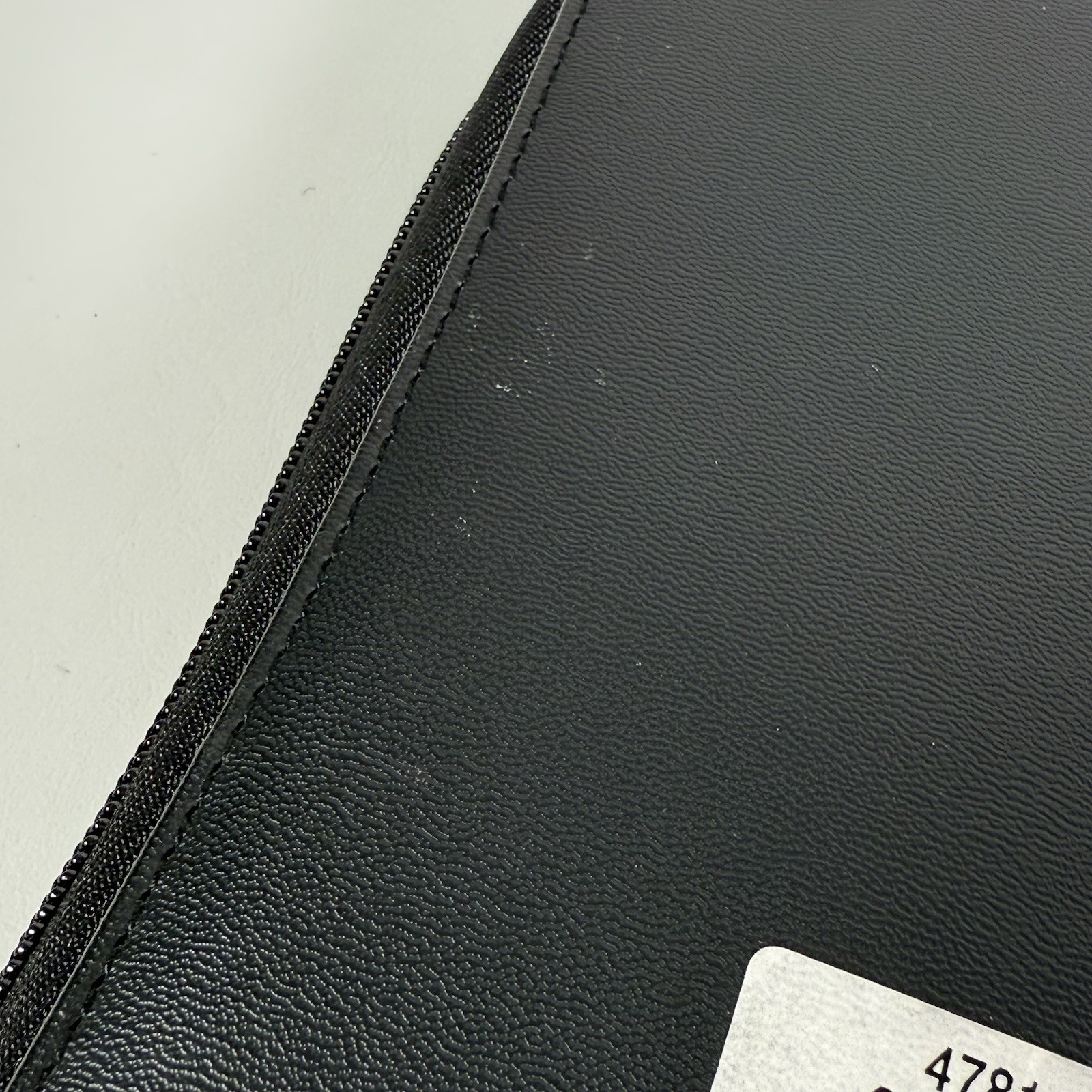 Cambridge Mead Organizer Undated Planner Slim Binder Calendar Black Faux Leather