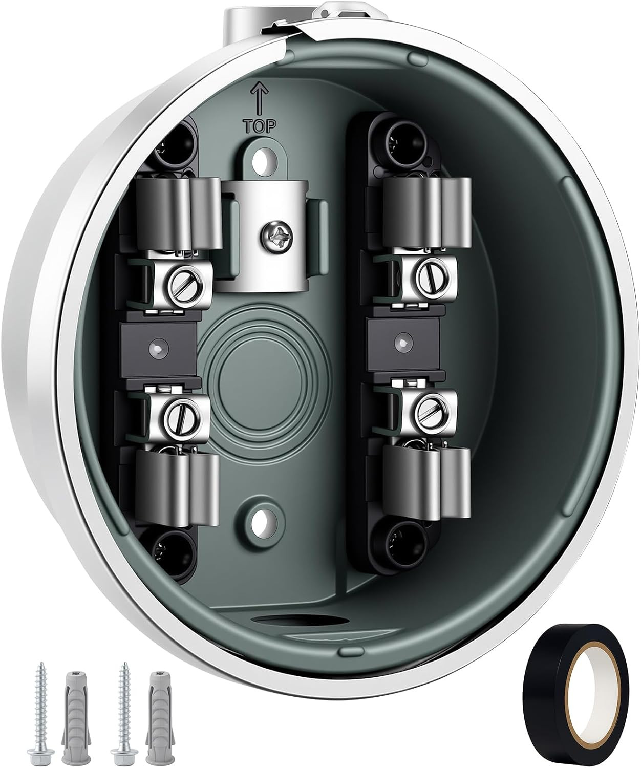 Meter Socket 100 Amp, 4-Jaw Meter Base Meter Socket 240V Single Phase 3-Wire wit