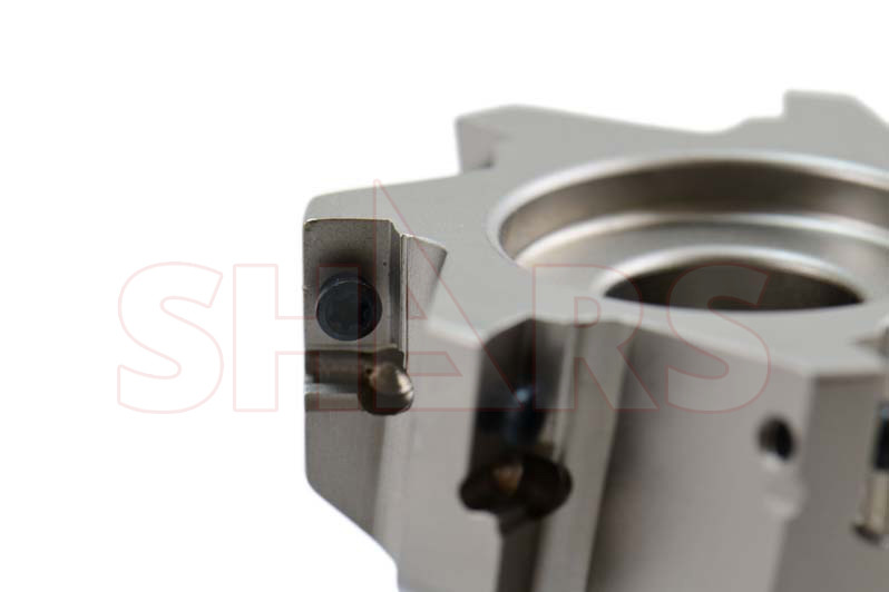 3″ 90° INDEXABLE FACE MILL APKT 1604 INSERT 7FL W/Certificate #[