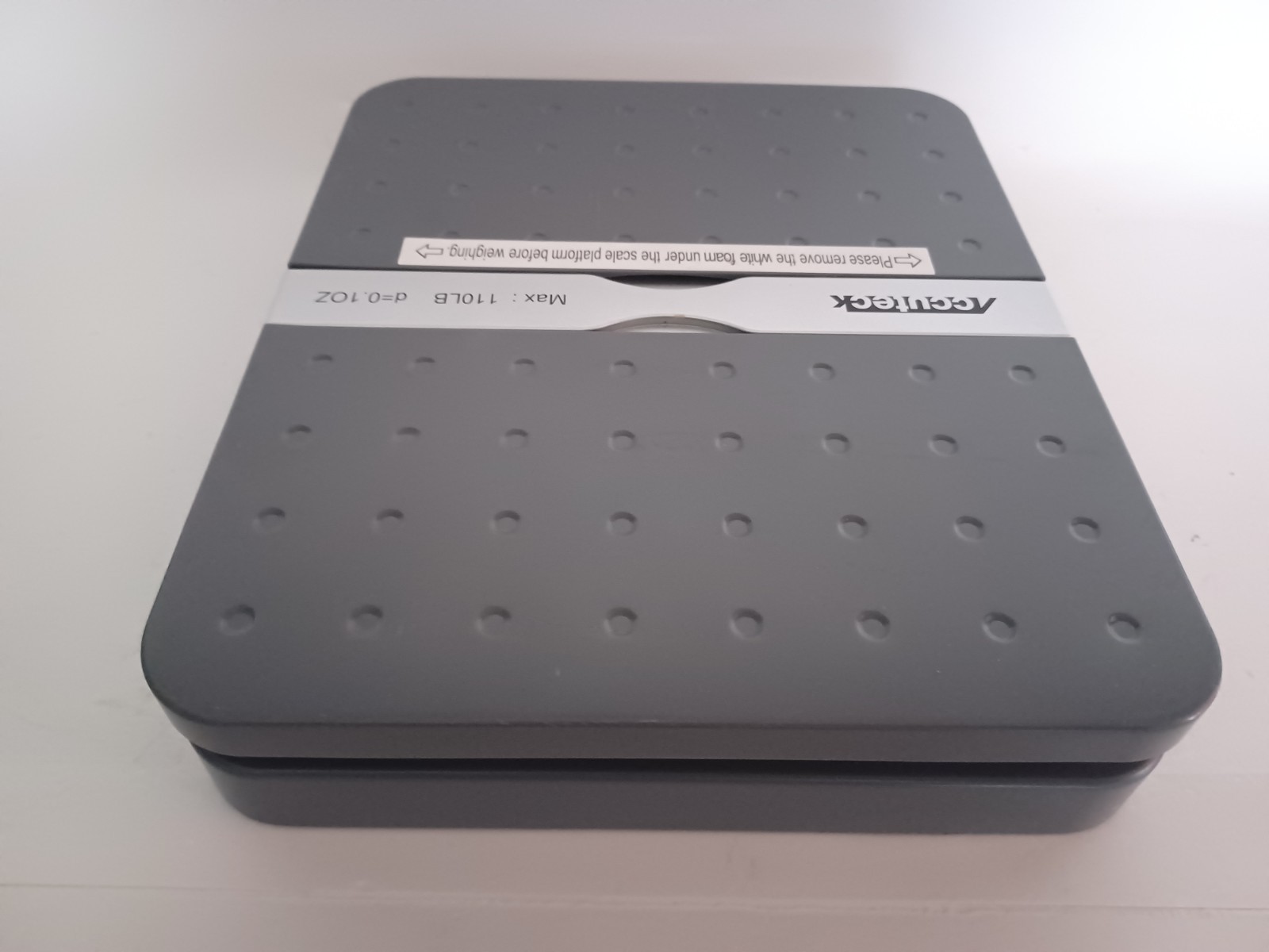 Accuteck ShipPro W-8580 110lbs x 0.1 oz Gray Digital shipping scale -INCOMPLETE!