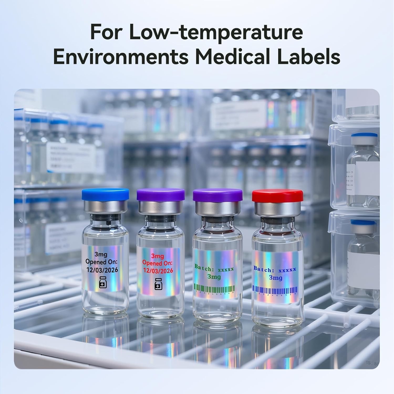 NIIMBOT M2 Label Printer Kit for Lab Vials Cryogenic Labeling No Smudge Bundle