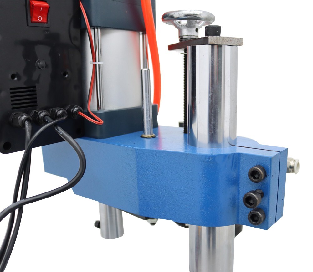 2205Lbs Pneumatic Punch Press Machine Hole Puncher 110V 3.9-1.9in Two Controller