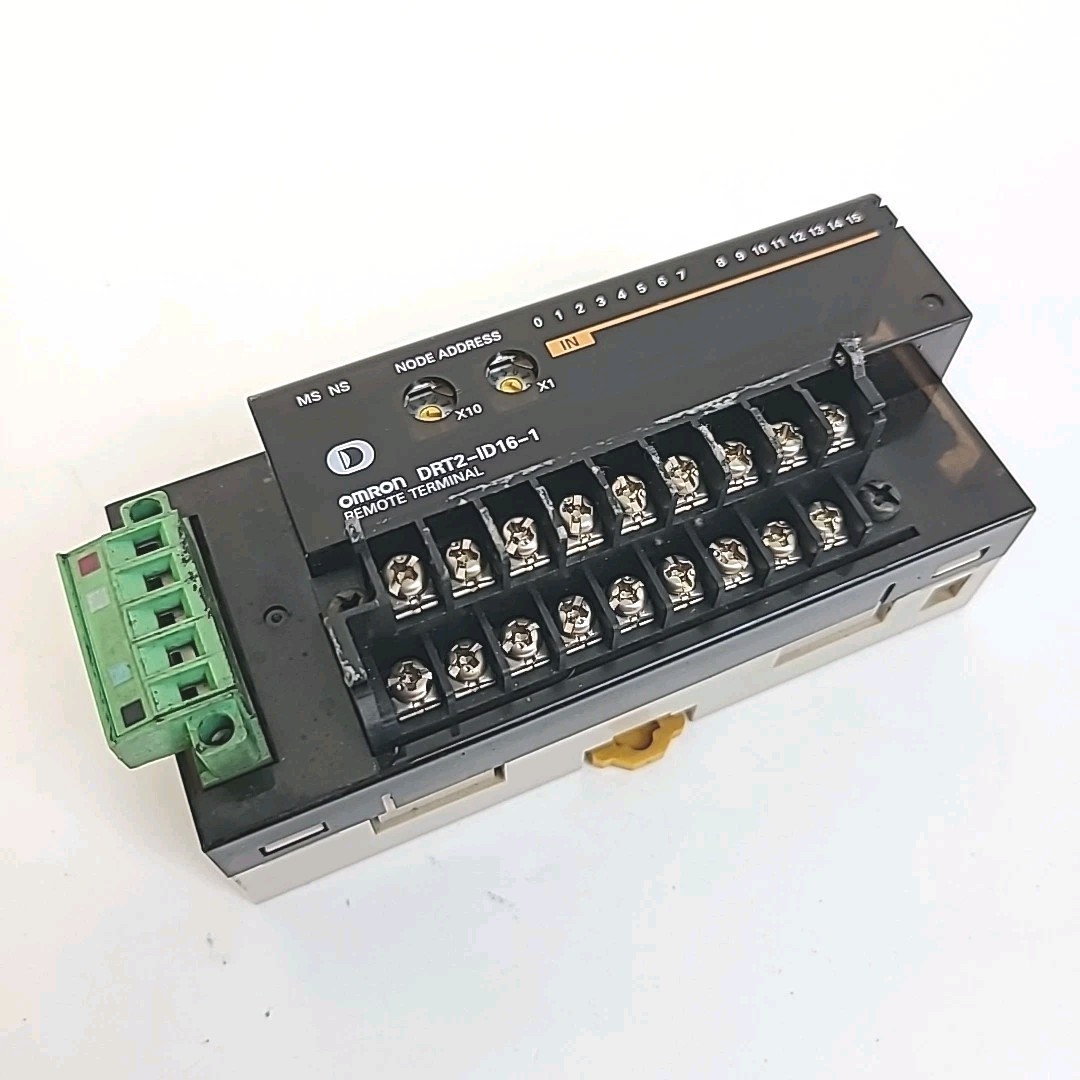 OMRON DRT2-ID16-1 Remote I/O Terminal Input Module PLC Unit 24V-DC