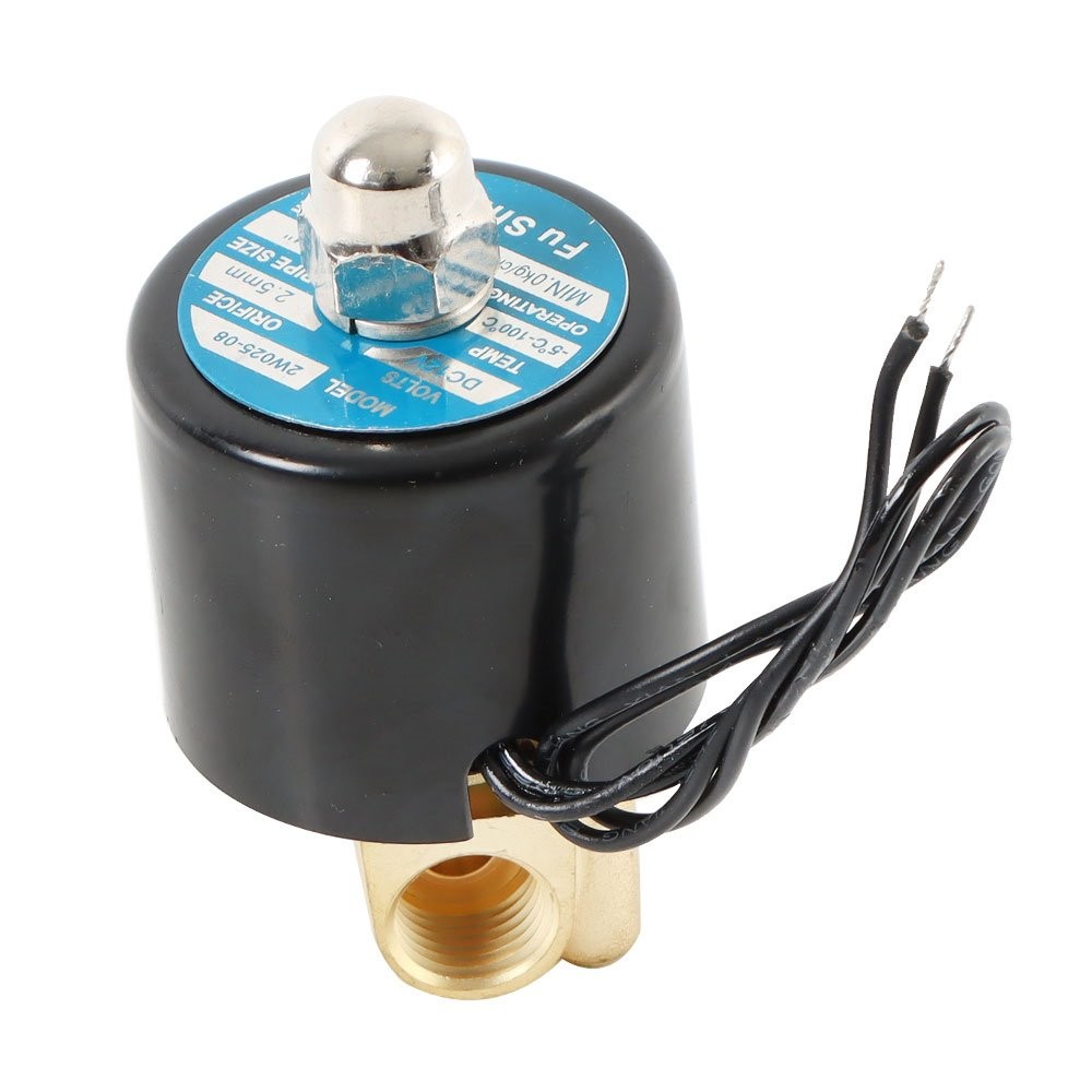 1/4 Inch Solenoid Valve Air Water DC DN8 N/C Gas Oil Normally Closed 12V