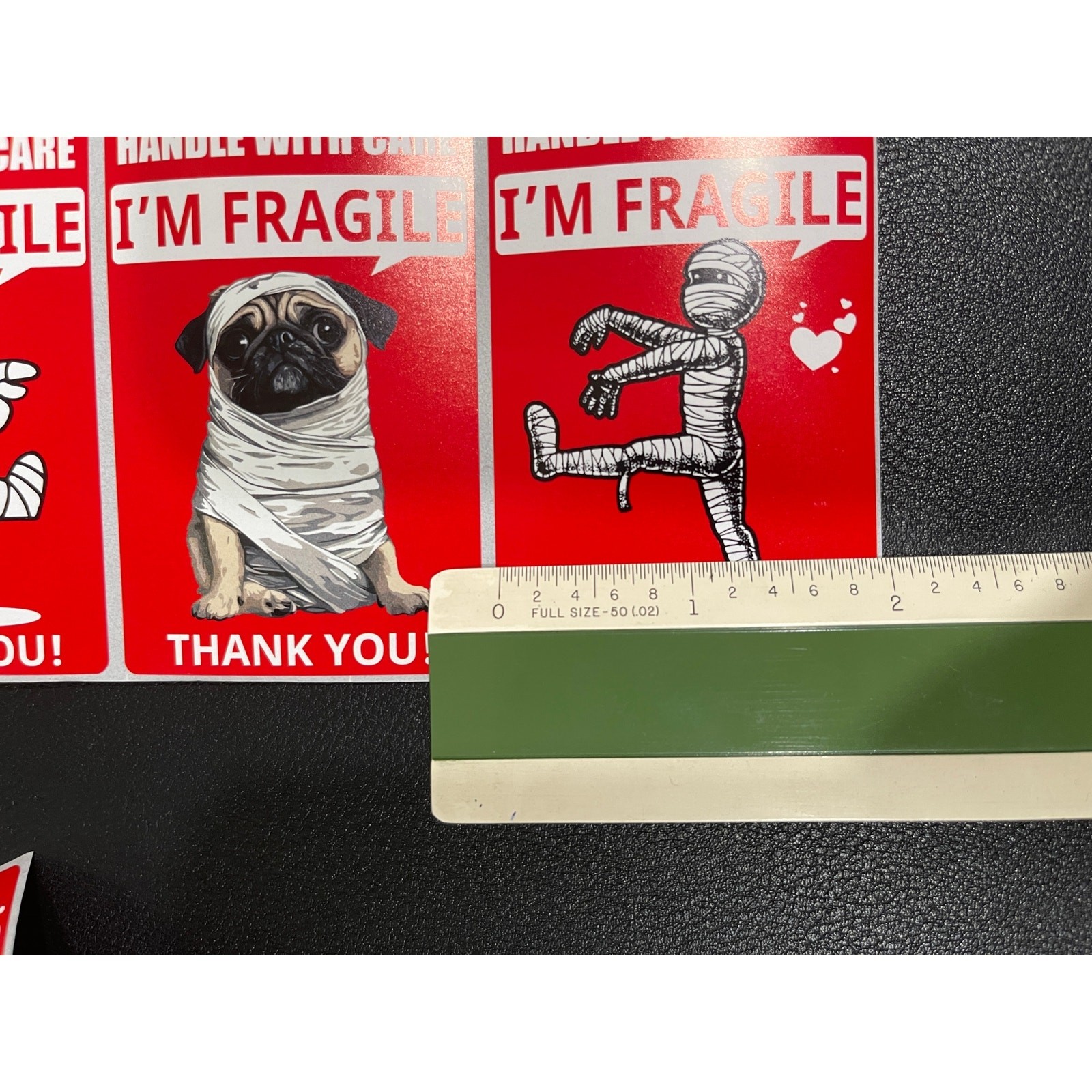 Fragile Handle with Care Fun Funny Shipping Stickers Labels 12 Stickers