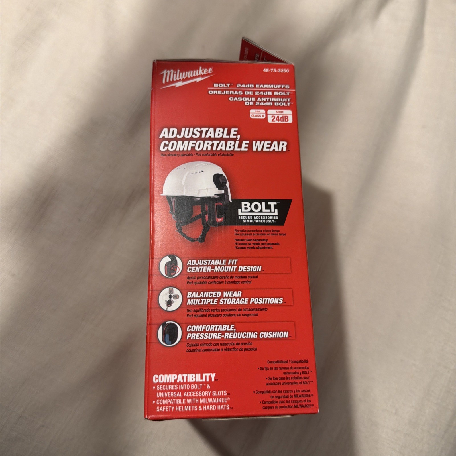 Milwaukee 48-73-3250 BOLT 24dB Earmuffs (New)
