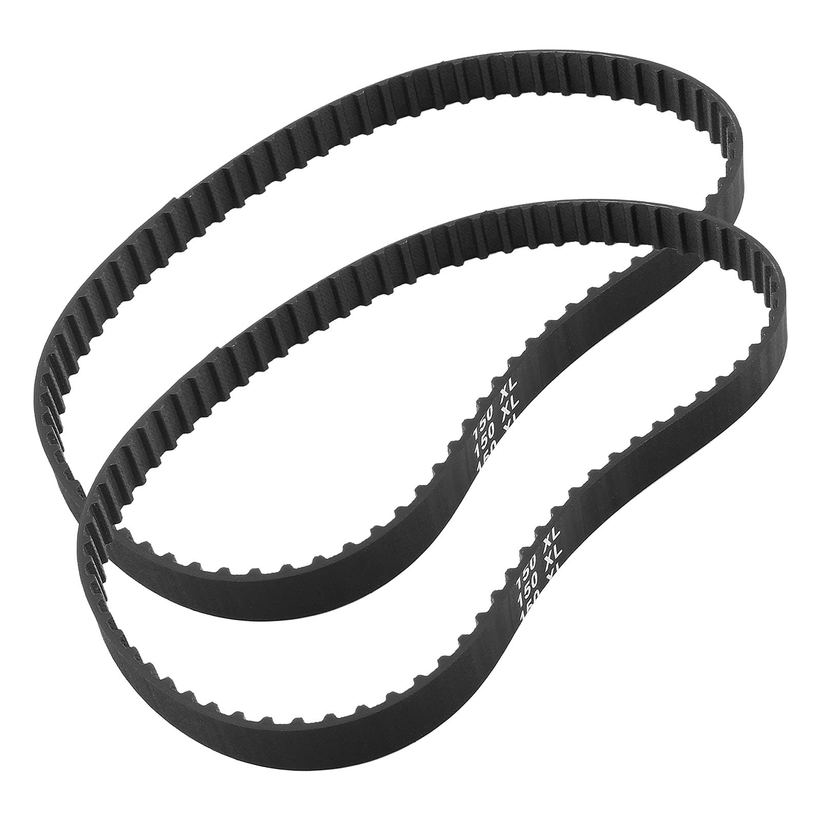 Qjaiune 2Pcs 150XL037 Timing Belt, 75T 10mm Cog Drive Belt