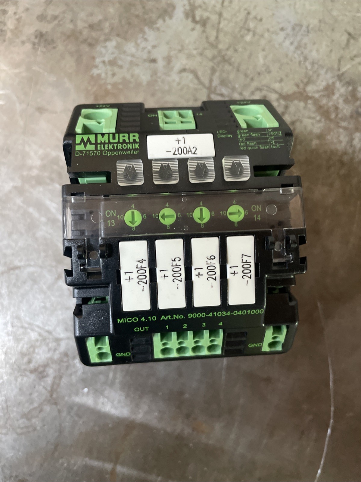 MURR ELEKTRONIK D-71570 OPPENWEILER MICO 4.10 9000-41034-0401000