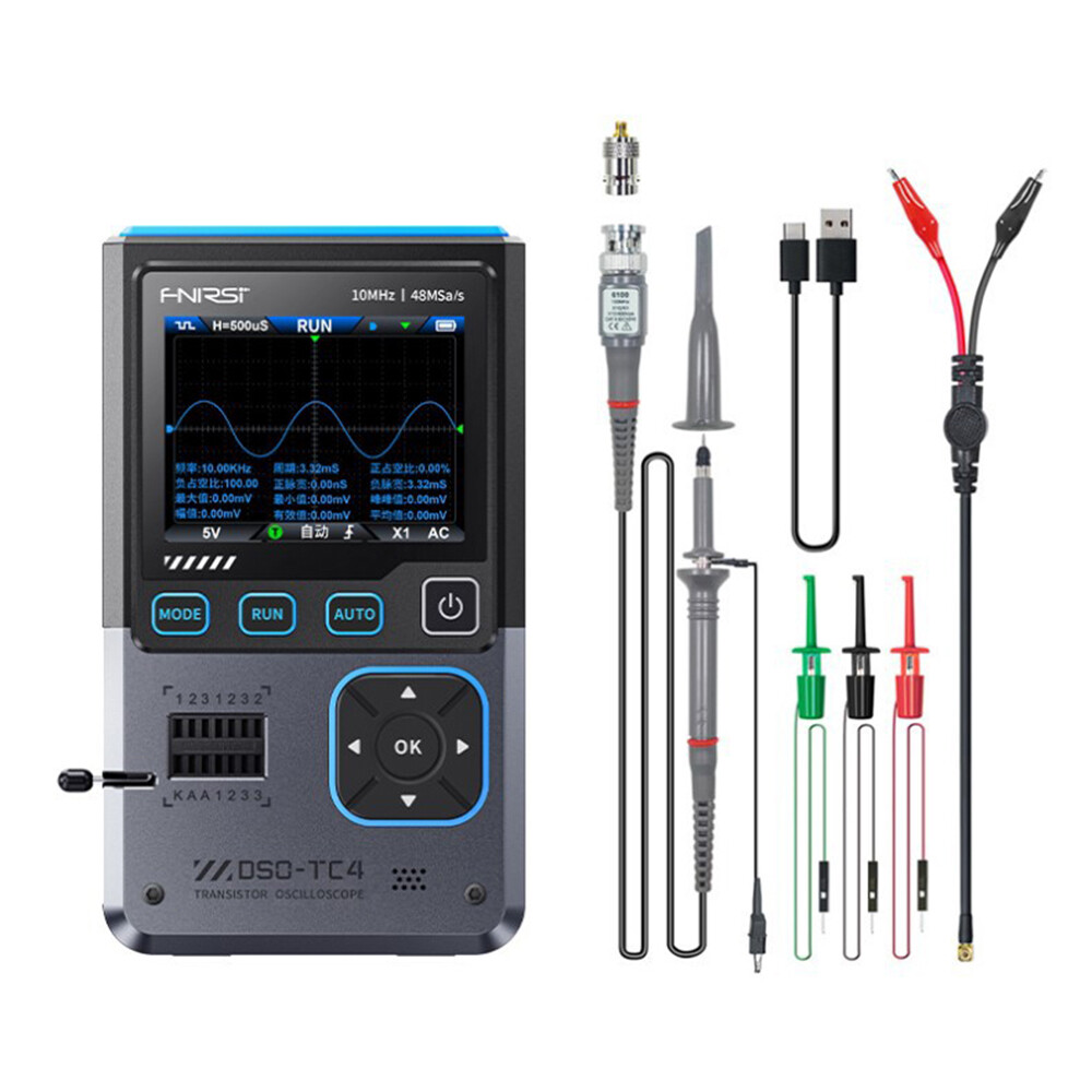 DSO-TC4 Handheld Transistor Tester Digital Oscilloscope Signal Generator 48MSa/s