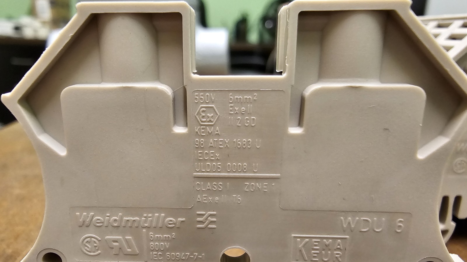 WEIDMULLER WDU 6 1020200000 Feed-through terminal, 6 mm² (lot of 87)