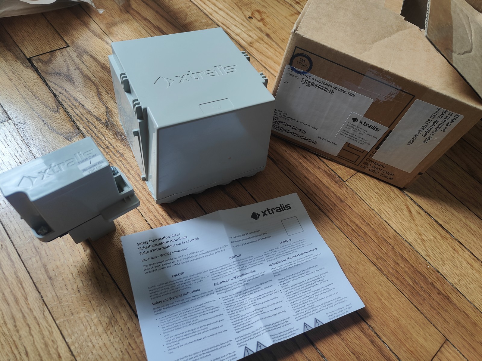 VESDA Xtralis VSP-030 And VSP-031 Brand New Open Box VLI Intelligent Filter Box