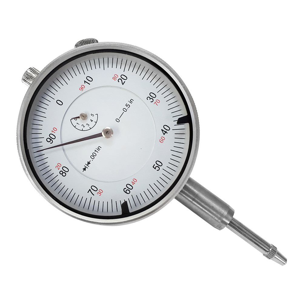 0-0.5″ Range High Precision Dial Test Indicator Tool Lug Back Dial Face 2-1/4»