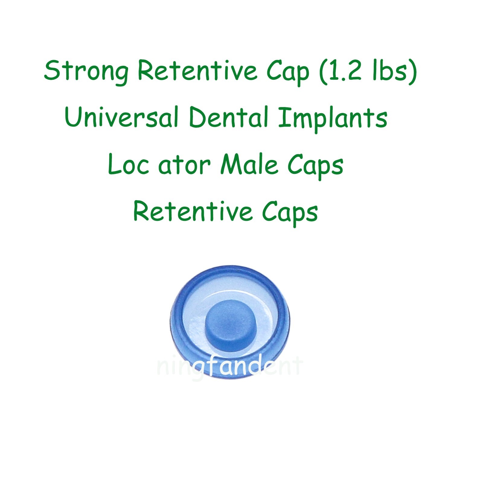 US Dental Locator Overdenture Abutment Retention Cap Male caps Inserts set