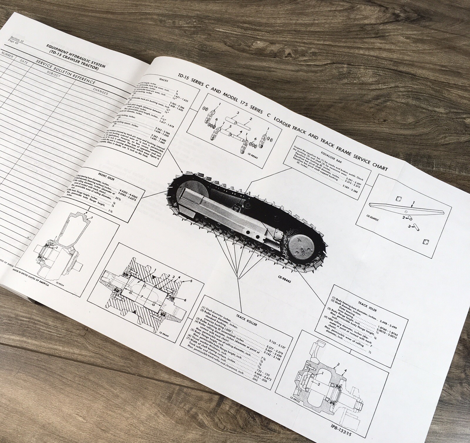 Farmall International 175C Loader Service Parts Operators Manual Set Crawler