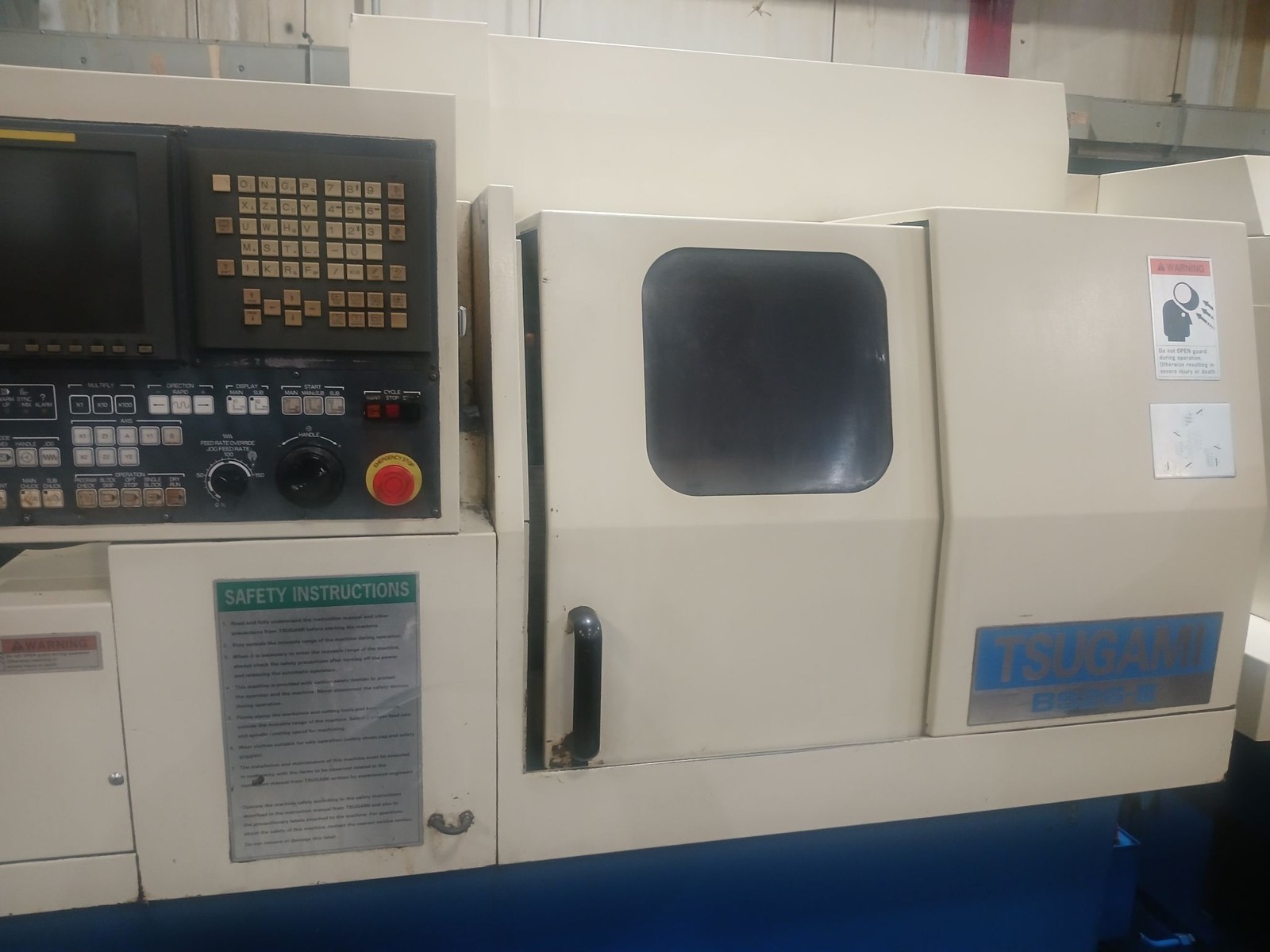 Tsugami BS26-III CNC Swiss Automatic Screw Machine w/LNS Bar Feeder
