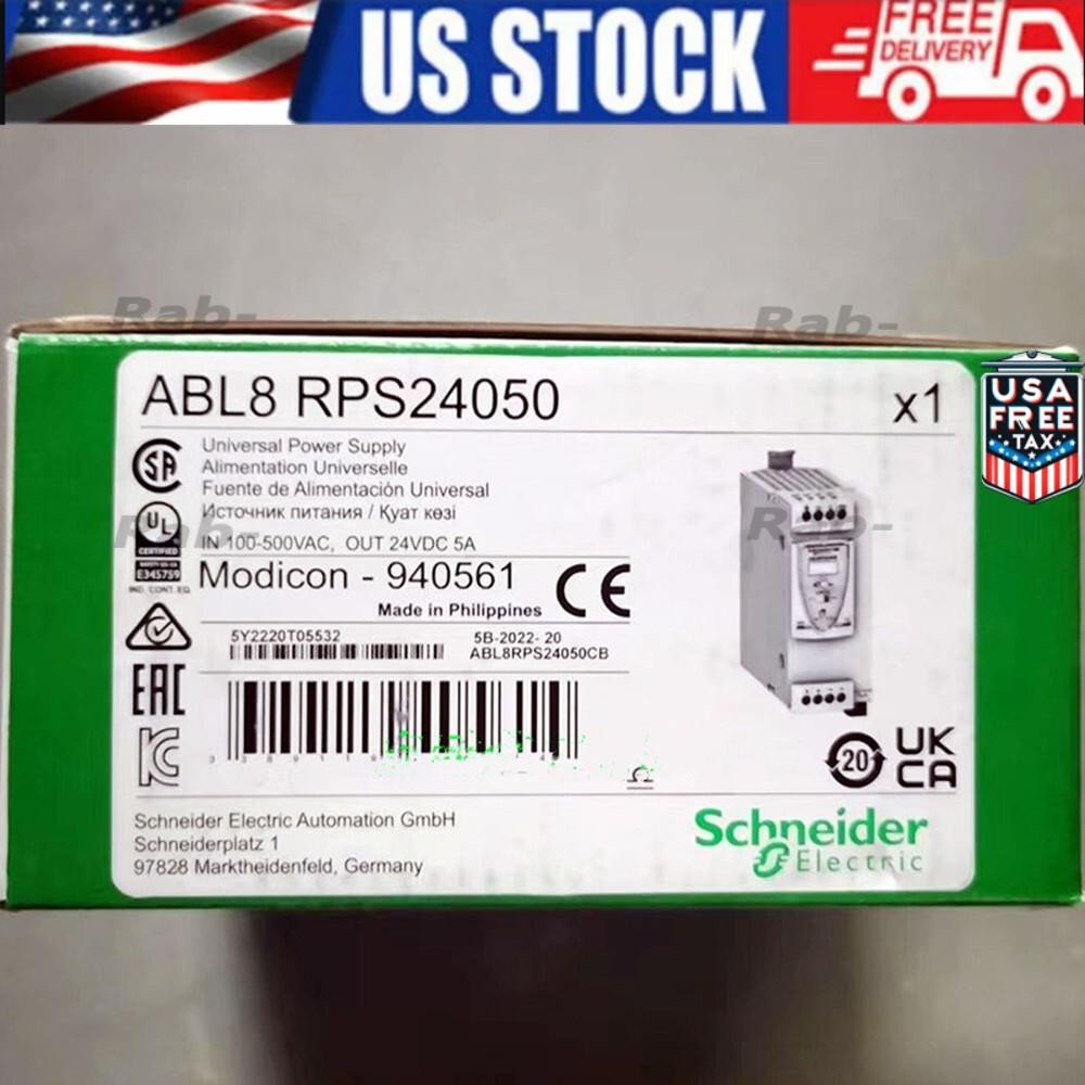 1PC New Schneider ABL8RPS24050 24V 5A Power Supply Fast Shipping
