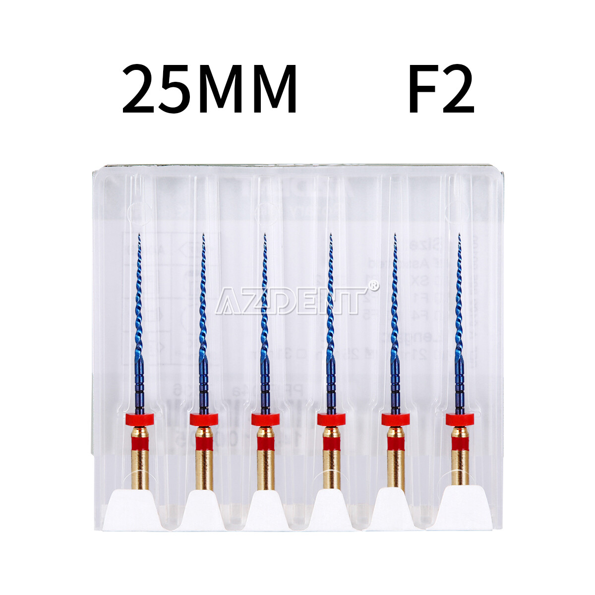 AZDENT Dental Endo Heat Activated Rotary Niti Files Engine Use 25mm /19mm SX-F3