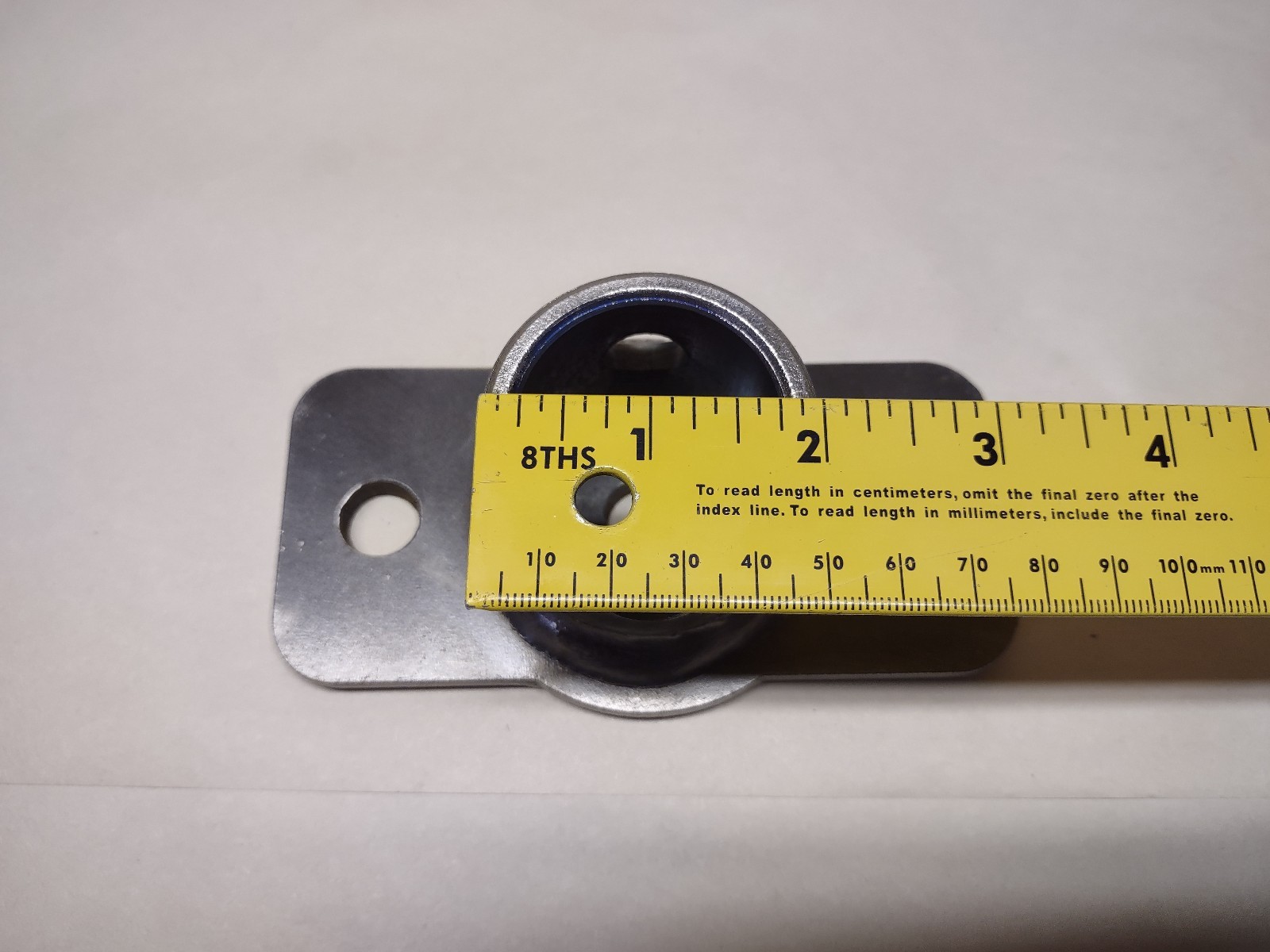BOLT ON JACK MOUNTING TUBE / SPUD – METAL SWIVEL MOUNT – TRAILER JACK REPLACMENT