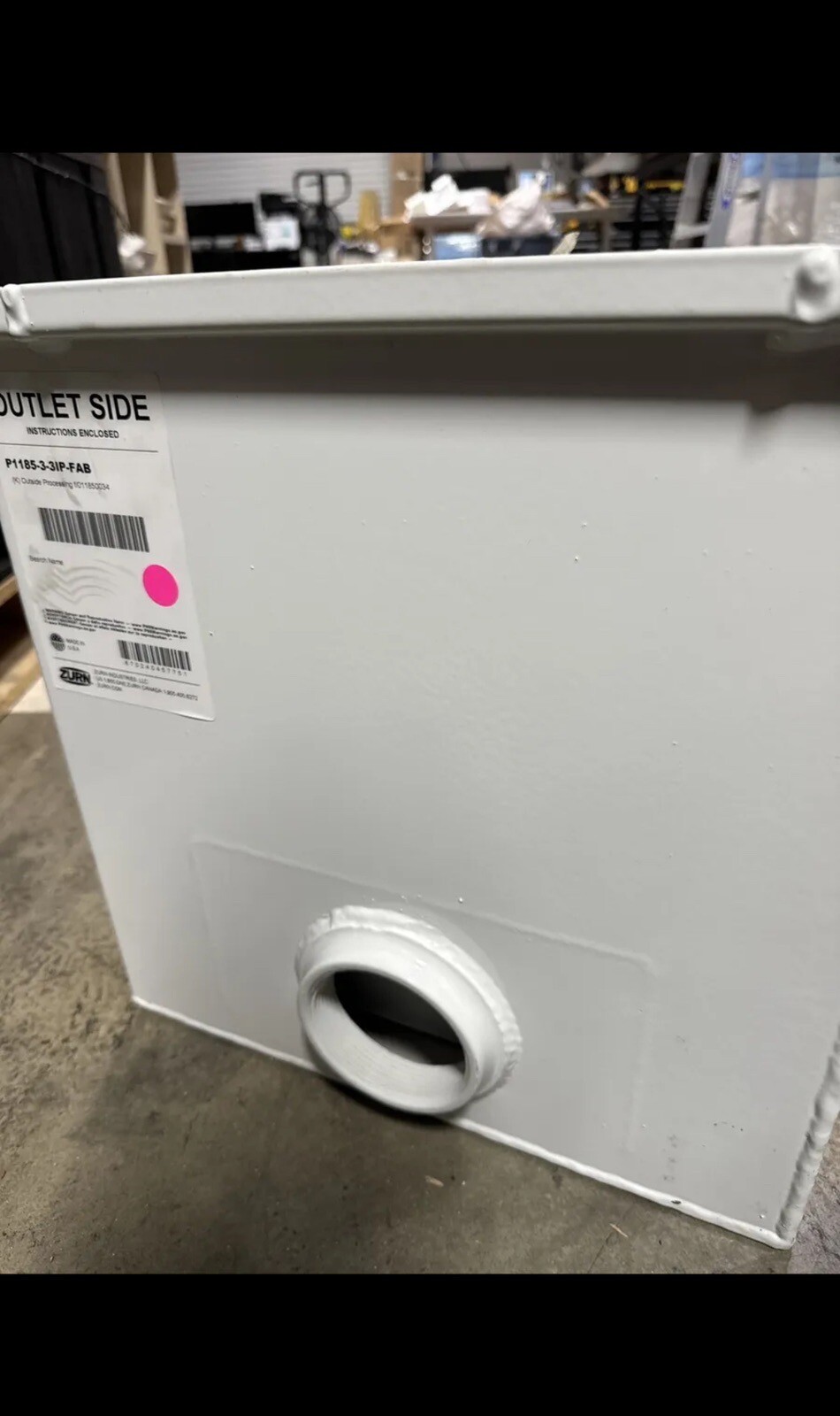 New Zurn Z1185-3-3IP-FAB Oil Interceptor, P1185-3-3IP