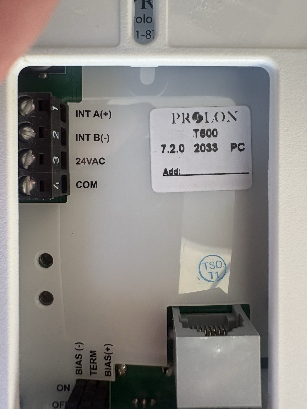 Prolon T-500 Wall Module