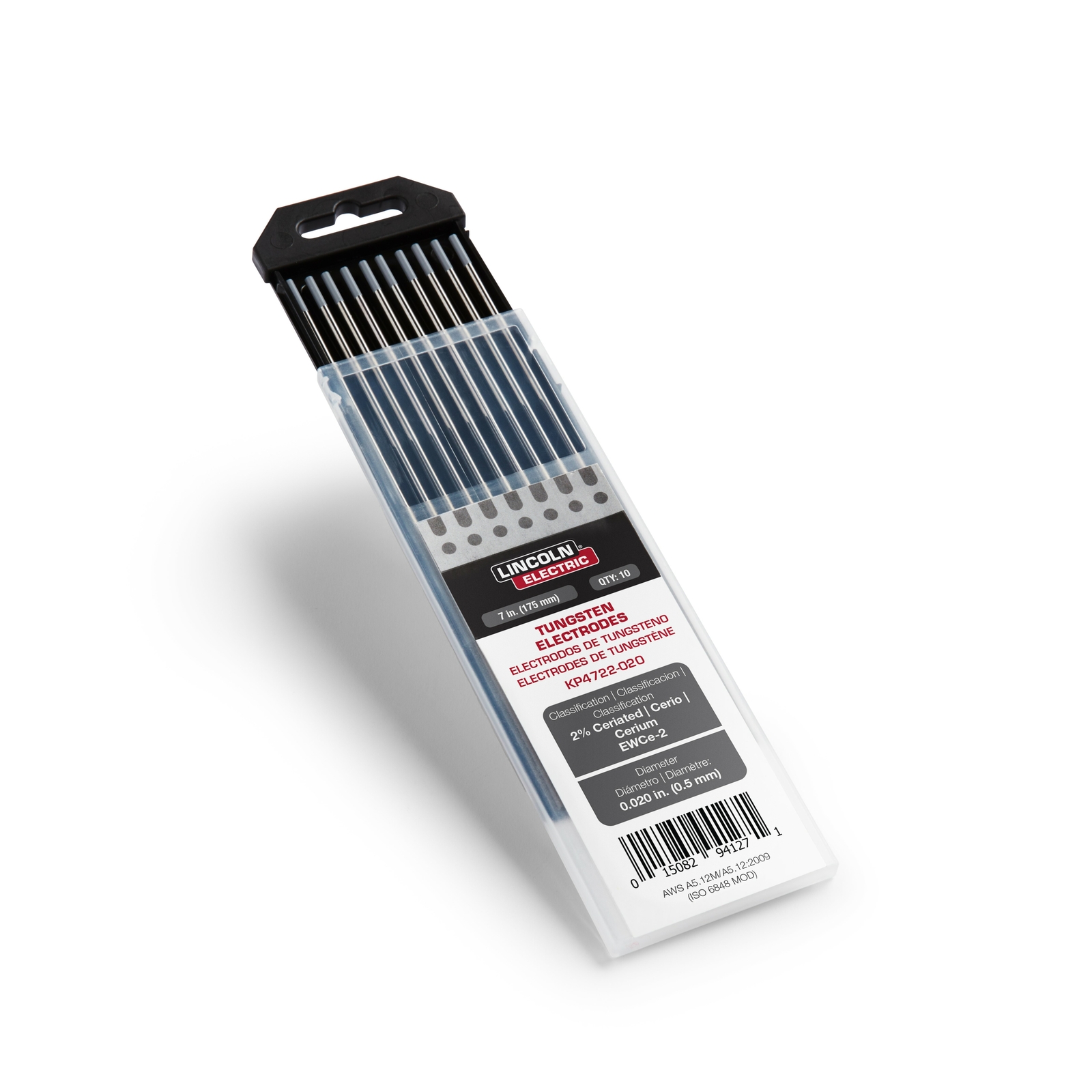 Lincoln 2% Lanthanated Premium .020 Tungsten Electrodes 10 Pack – KP4721-020