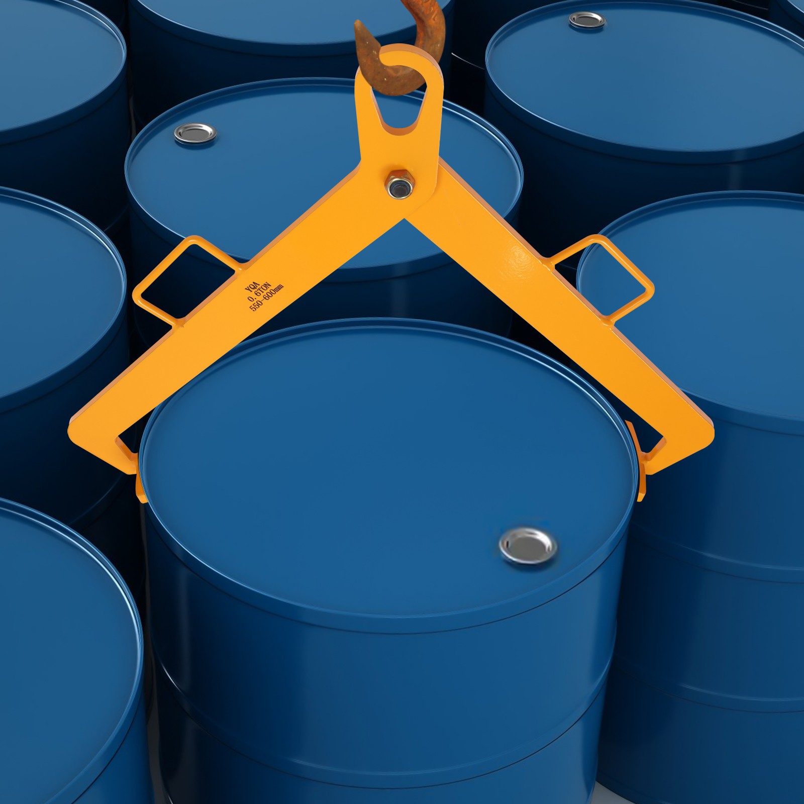 0.6T Vertical Drum Clamp, Barrel Lift Drum Lifter, Oil Barrel Lifting Plier New