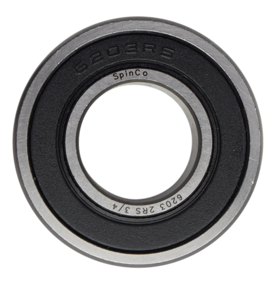 (2 Each) 6203-2RS-3/4, 6203LLU12, 203PP12 Sealed Radial Ball Bearing 0.75″X40X12