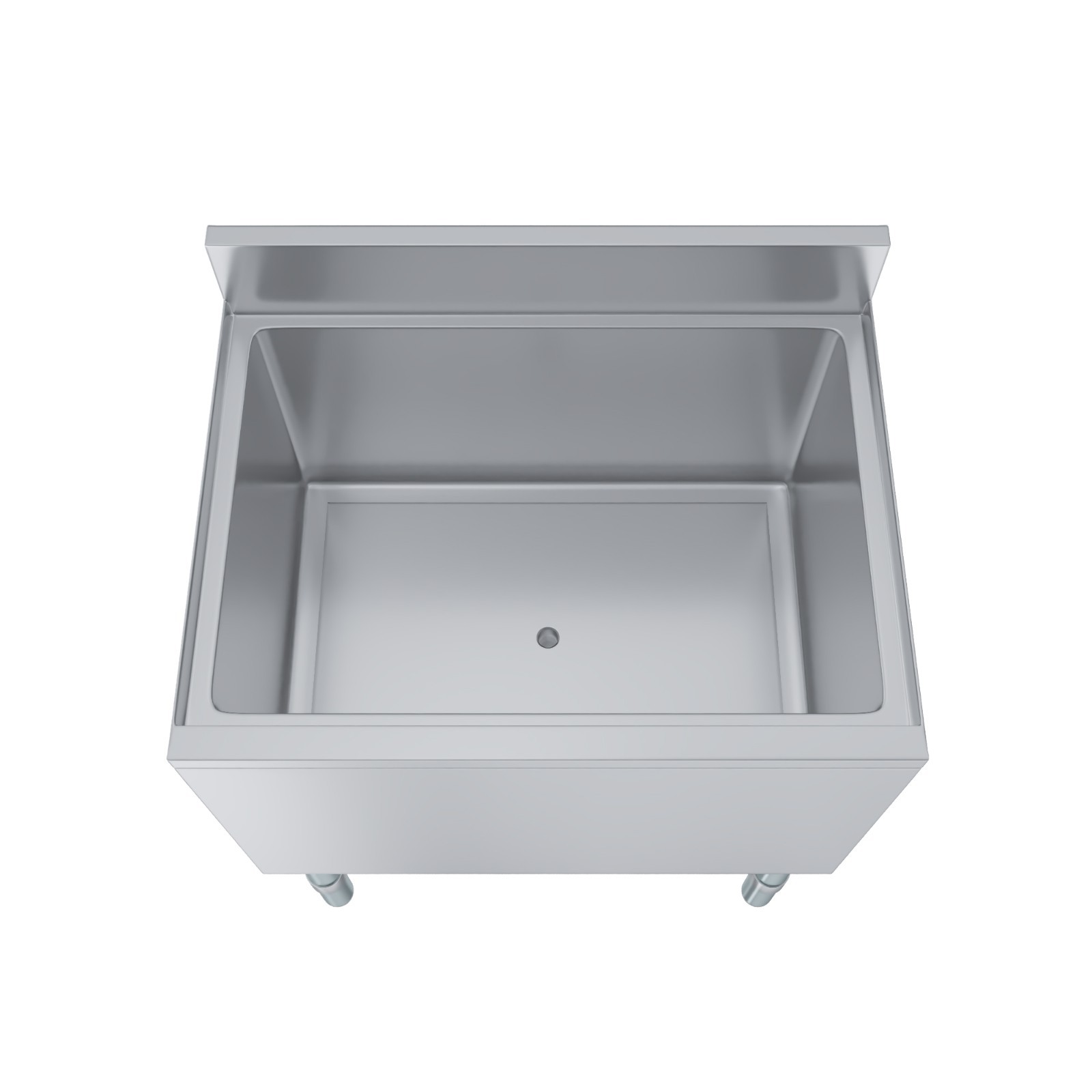 19 in. x 24 in. Stainless Steel Ice Bin With 7-circuit Cast Aluminum Cold Plate