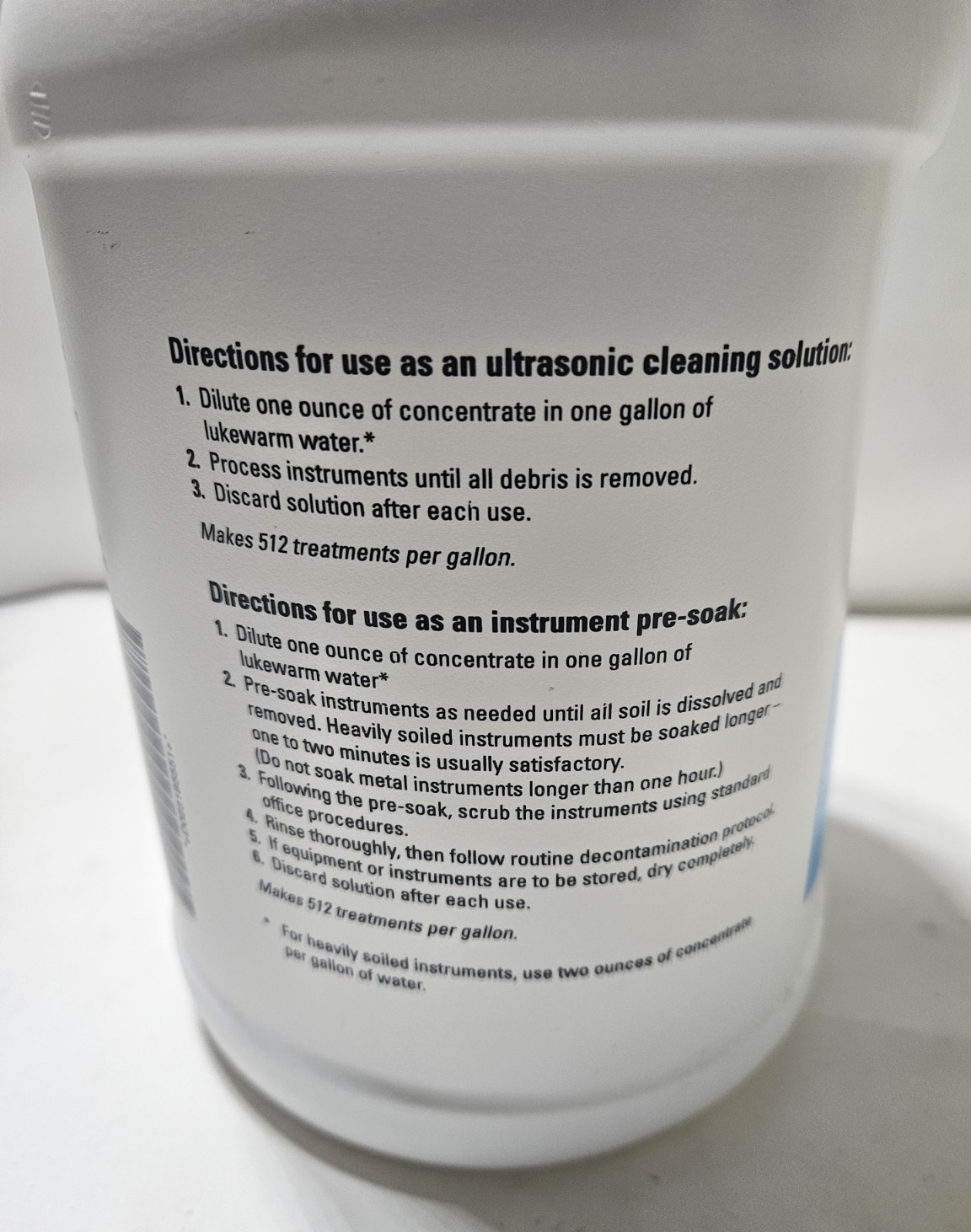 Quala Enzymatic Detergent Concentrate Mint Scent Non-foaming Biodegradable 1 Gal