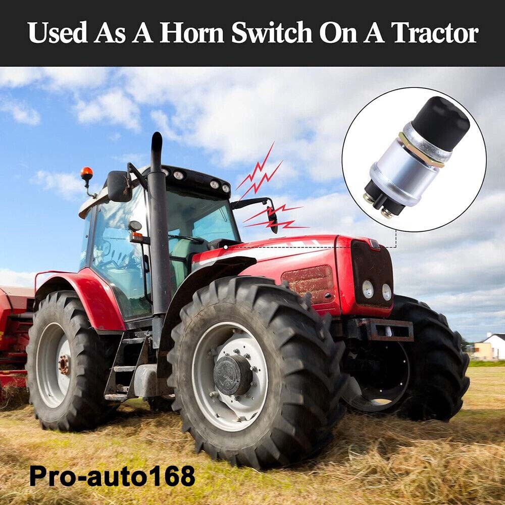 Heavy-Duty Push Button Switch Momentary Push On 50 AMP 12V 24V Ignition Starter
