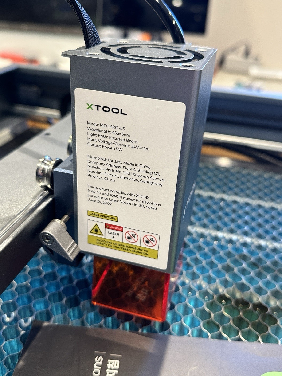 xTool D1 Pro 5W Laser Engraver Cutting Machine Plus Extras