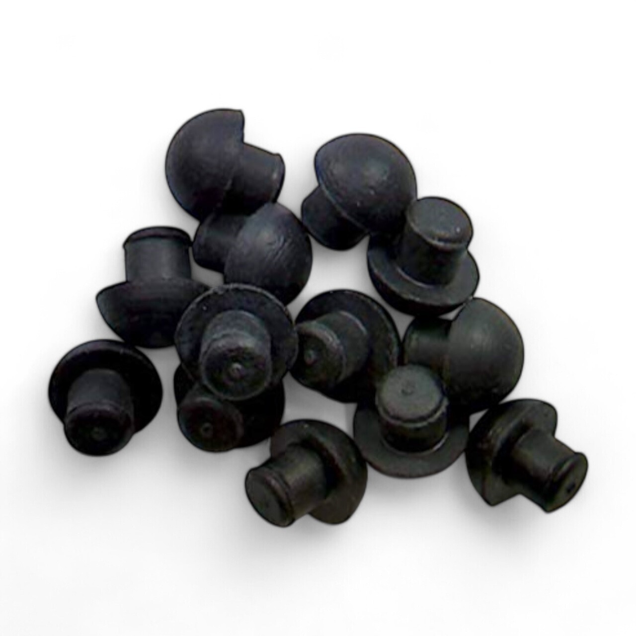 Rubber Push-in Mushroom Bumpers 11/32″ Diam – Fits 3/16″ Hole